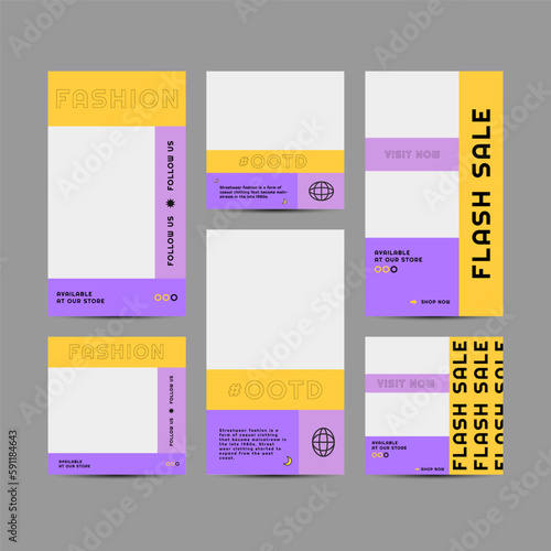 Retro Style Social Media Template for Business Promotion