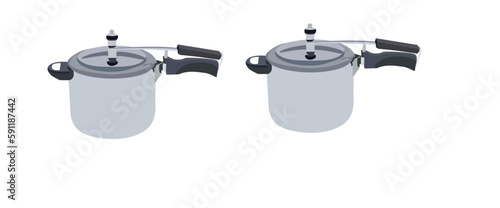 Pot icon vector.kitchen icon of pan.Vector, saucepan icon. Line design template