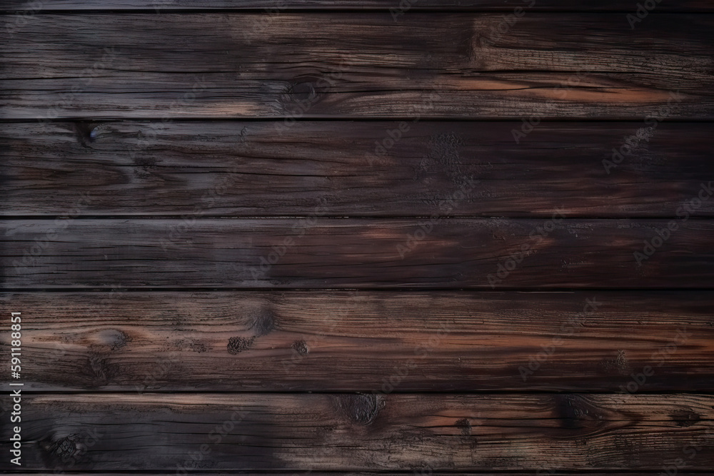 Old wooden planks texture or background, Generative AI Old wooden planks texture or background, Generative AI