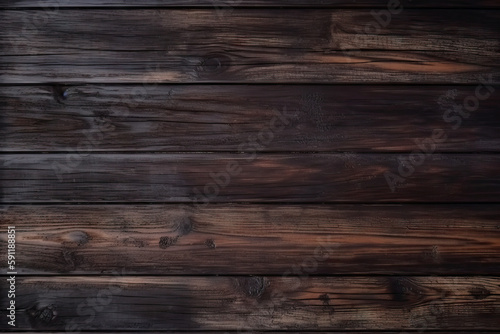 Old wooden planks texture or background, Generative AI