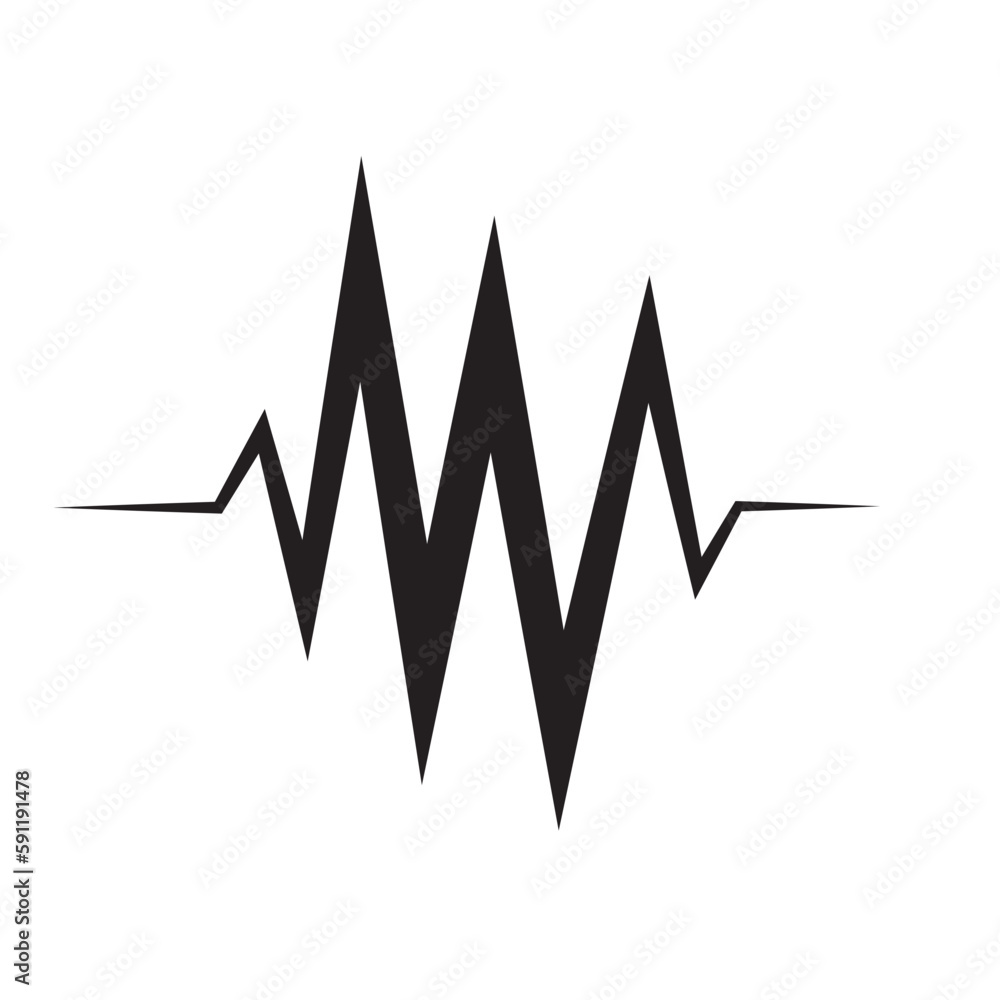 sound wave icon design template vector sound wave icon design template vector