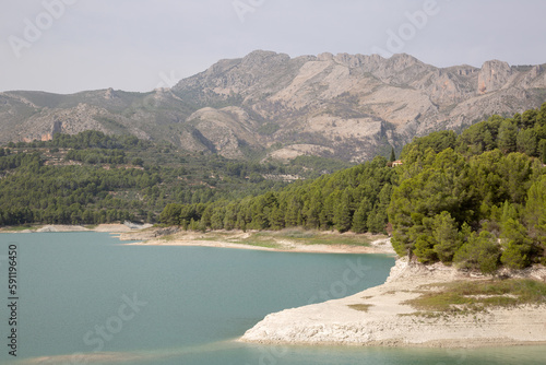 View of Reservoir at Guadalest; Alicante; Spain photo