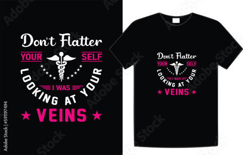 Nurse Typography T-Shirt Design