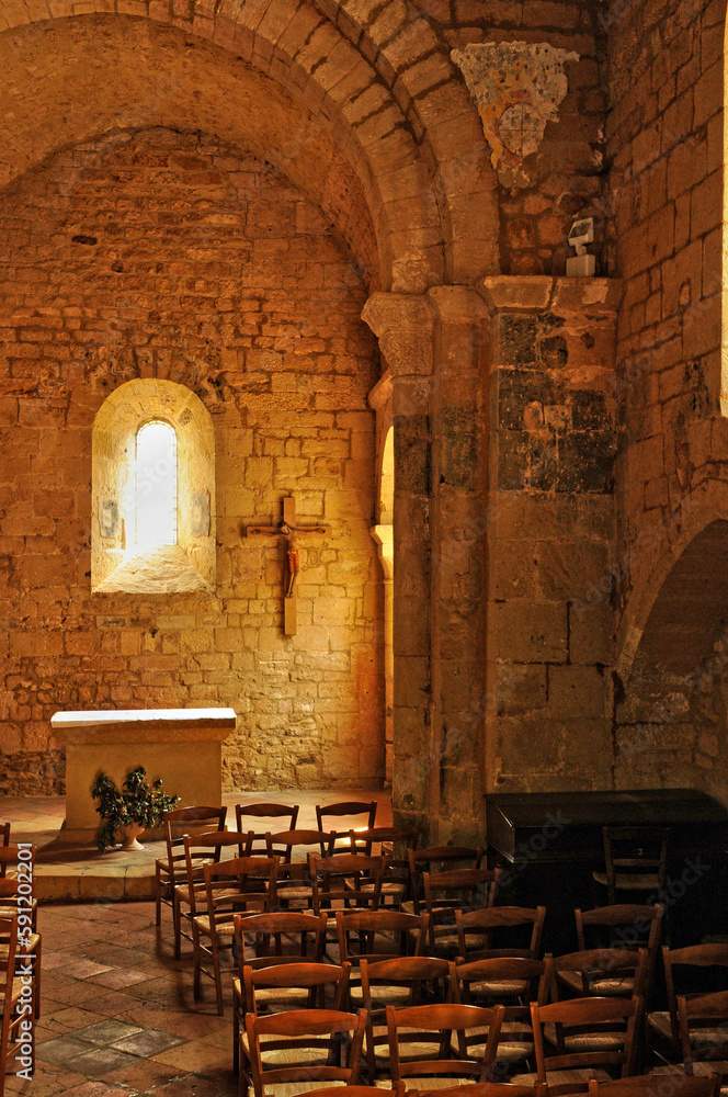 France, Urval church in Dordogne