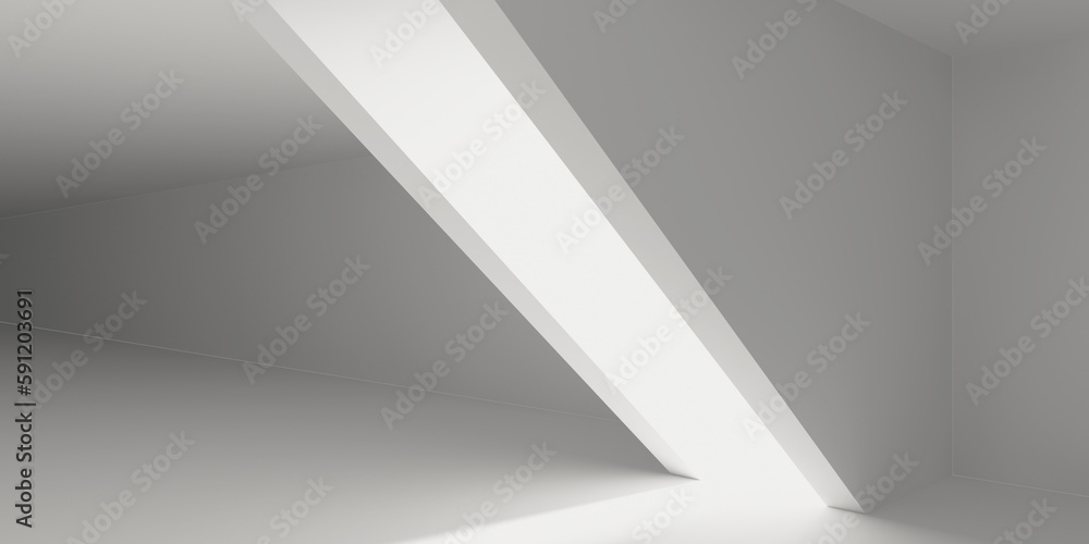 Empty Room. Abstract Futuristic Interior Empty Room. Abstract Futuristic Interior