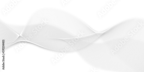 White abstract geometric curve lines background. Grey, white lines background.