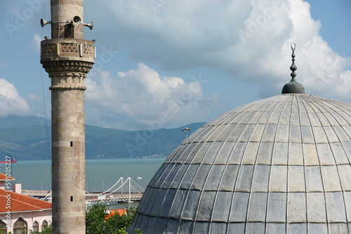 Located in Bandirma, Turkey, Haydar Cavus Mosque was built in 1873. photo