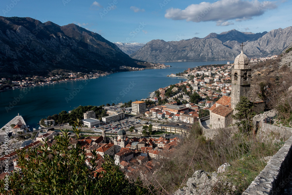 The Stunning View of Kotor From Its Walls