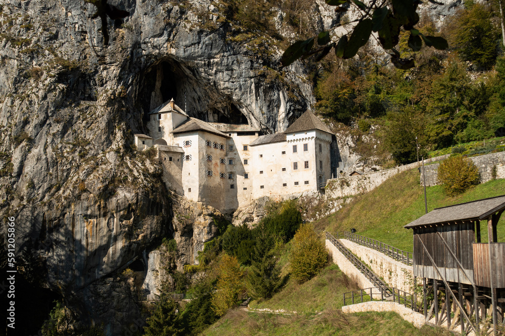Predjama Castle Not Far From Postojna Cave