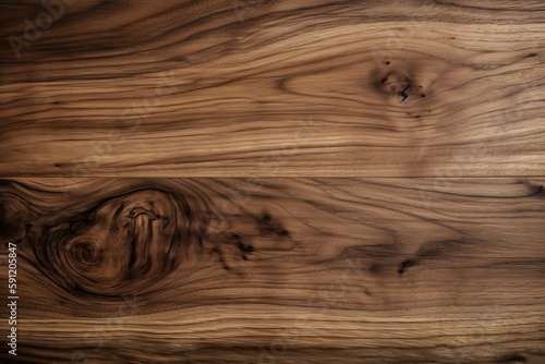 Walnut Wood Plank Texture - Abstract Wooden Background Wallpaper - generative ai