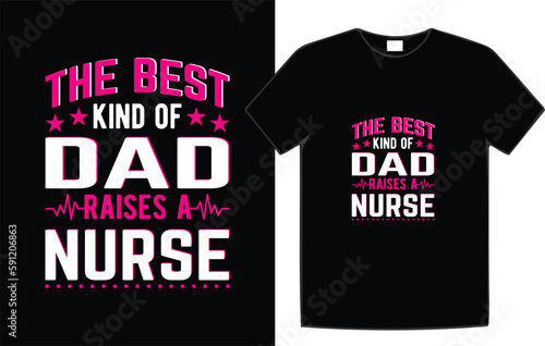 Nurse Typography T-Shirt Design