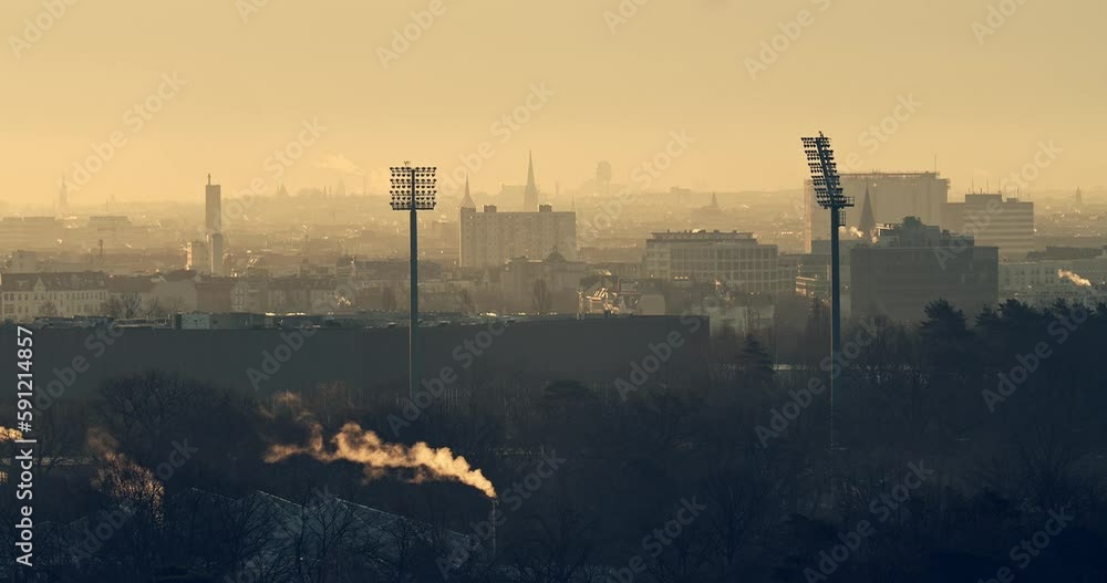 Stadt Berlin bei Sonnigem warmen Licht. Stadt Berlin bei Sonnigem warmen Licht.