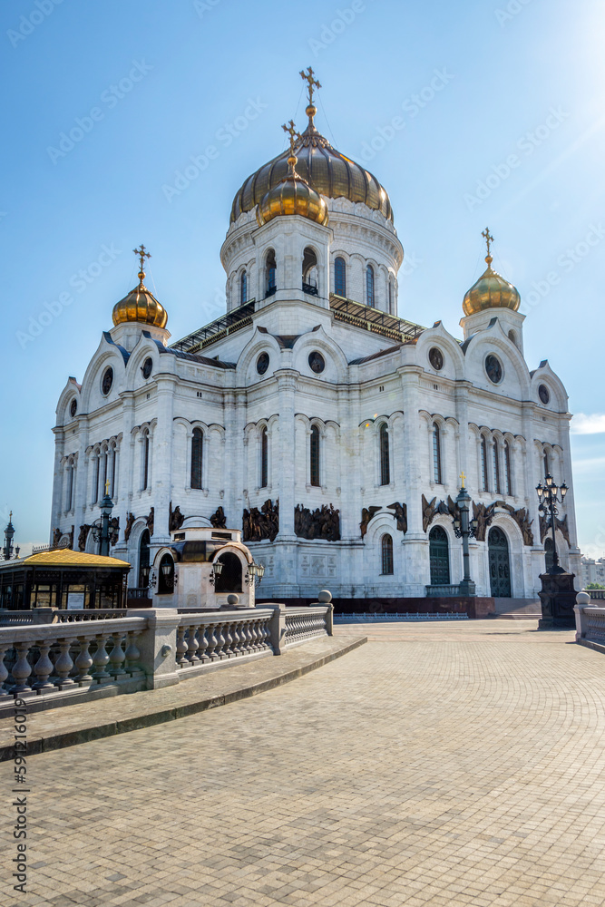 Cathedral of Christ the Saviour in Moscow city, Russia