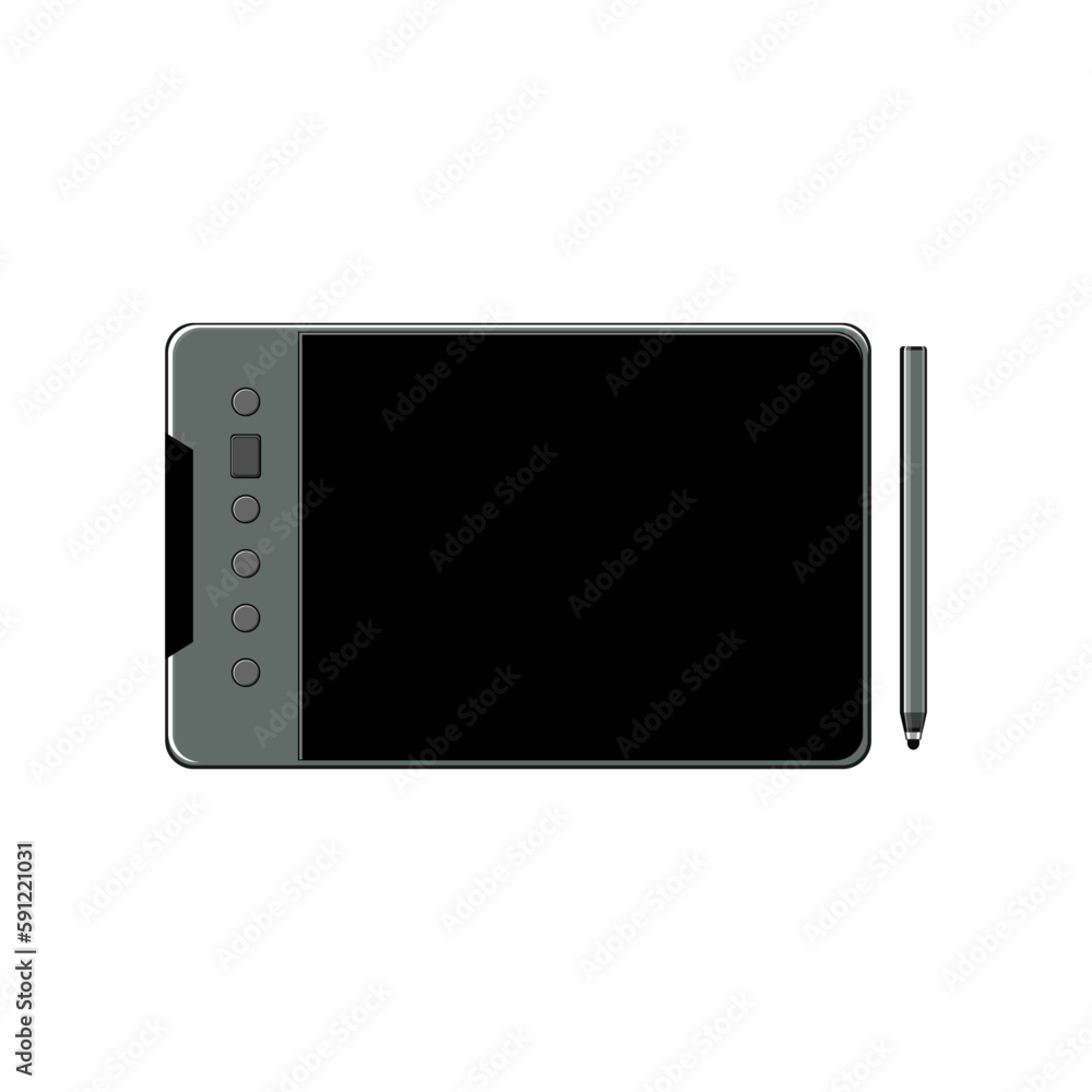 technology pen display cartoon vector illustration technology pen display cartoon vector illustration