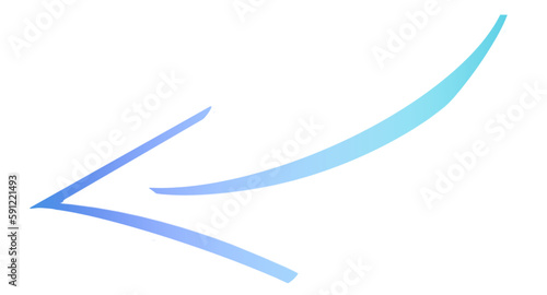 Arrow - light blue color - file - ideal for website, email, presentation, advertisement, image, post,  banner, slide, icon