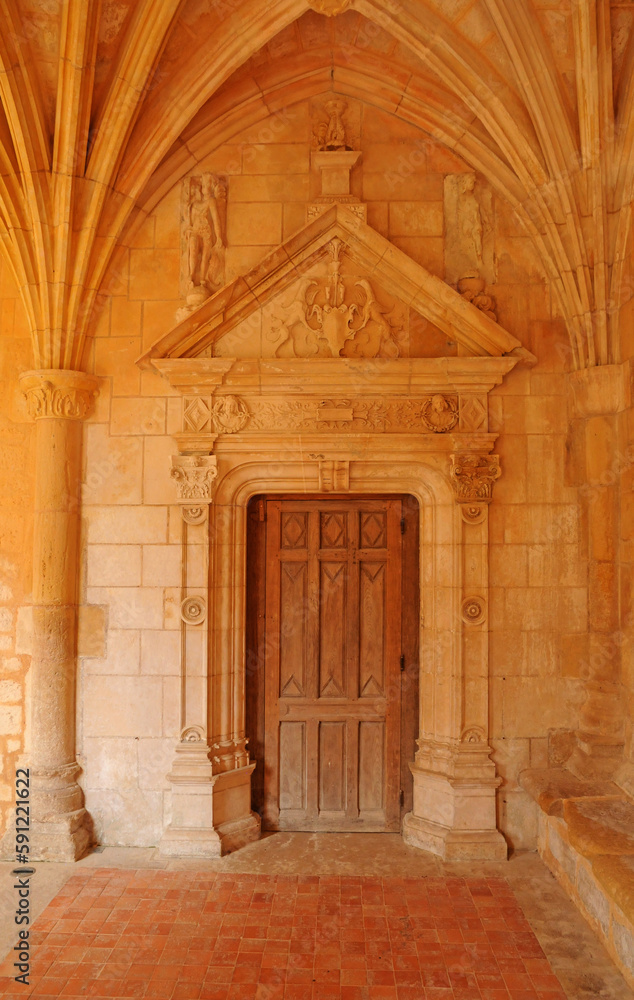 Dordogne, the Cadouin abbey in Perigord