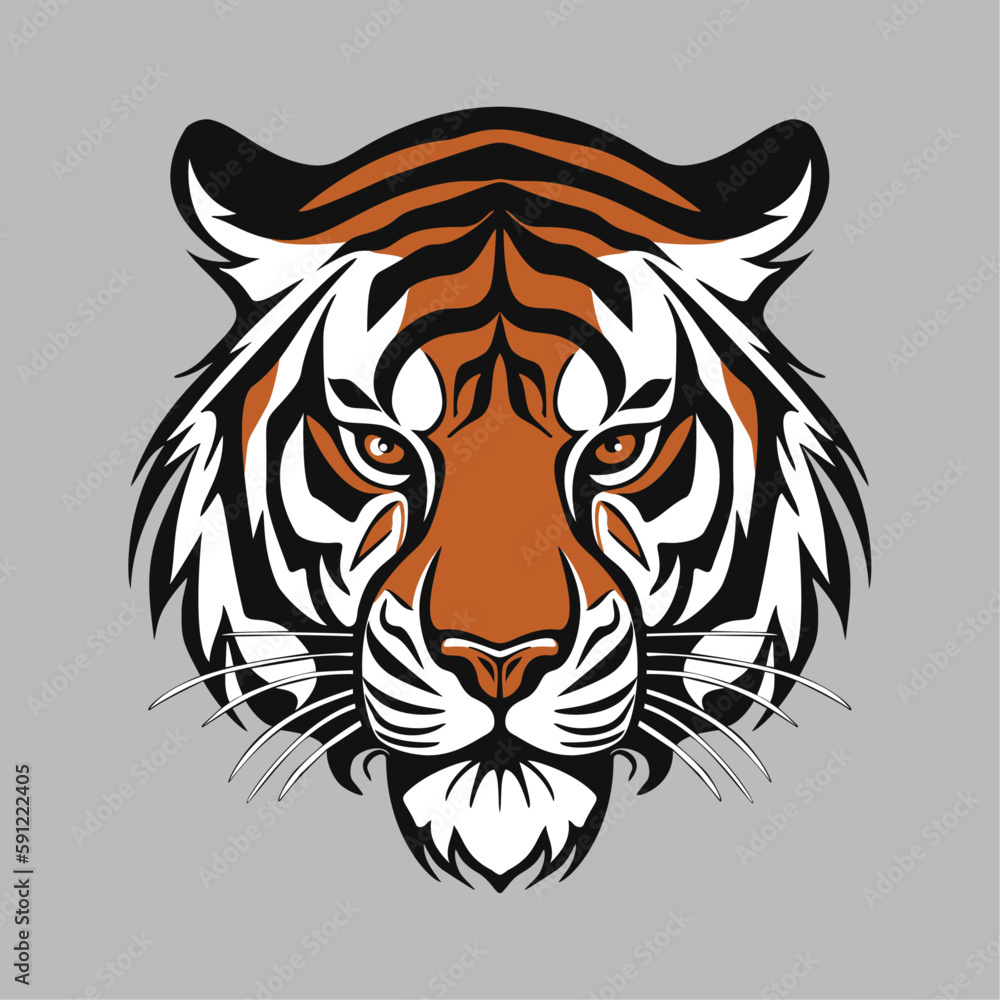 Tiger vector mascot