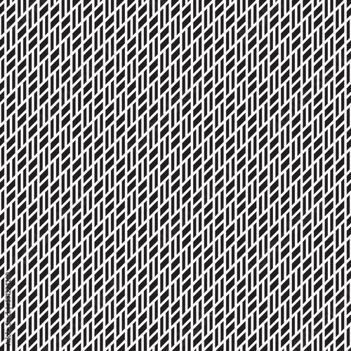 Vector seamless models. Modern stylish texture. Composition from regularly repeating geometrical element. Monochrome, simple. Vector illustrations.