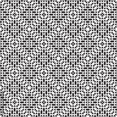Vector seamless models. Modern stylish texture. Composition from regularly repeating geometrical element. Monochrome, simple. Vector illustrations.