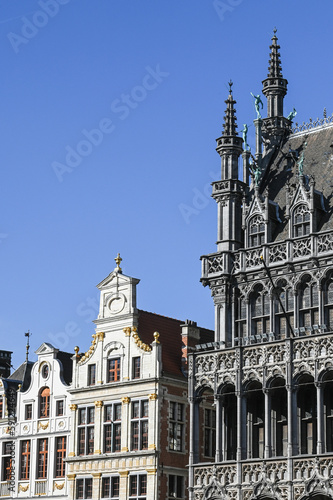 Belgique Bruxelles Grand place architecture tourisme gothique fenetre