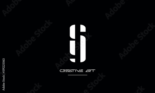 YS, SY, Y, S abstract letters logo monogram