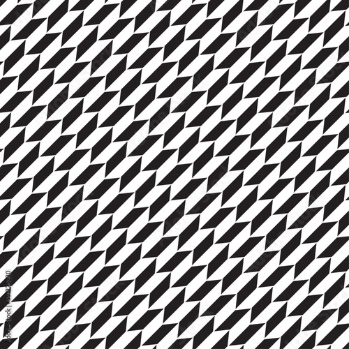 Vector seamless models. Modern stylish texture. Composition from regularly repeating geometrical element. Monochrome, simple. Vector illustrations.