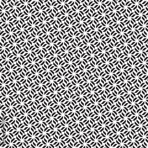 Vector seamless models. Modern stylish texture. Composition from regularly repeating geometrical element. Monochrome, simple. Vector illustrations.