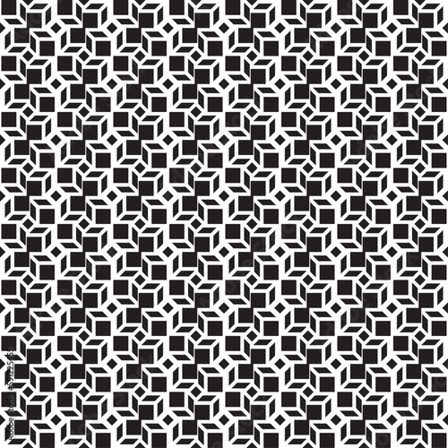Vector seamless models. Modern stylish texture. Composition from regularly repeating geometrical element. Monochrome, simple. Vector illustrations.