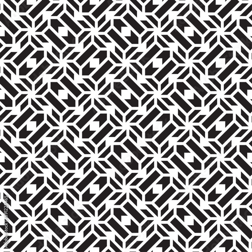 Vector seamless models. Modern stylish texture. Composition from regularly repeating geometrical element. Monochrome, simple. Vector illustrations.