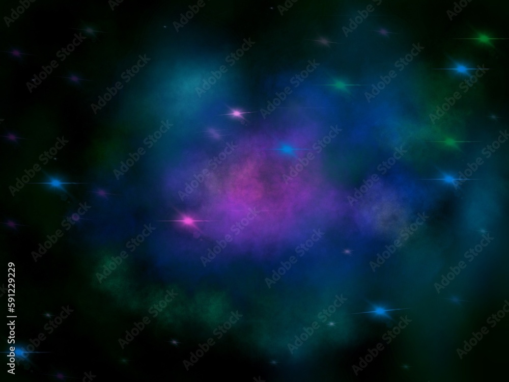 background with stars, universe, space