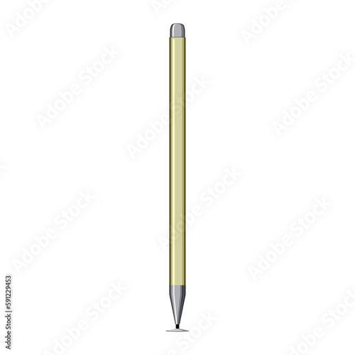 digital stylus pen cartoon vector illustration