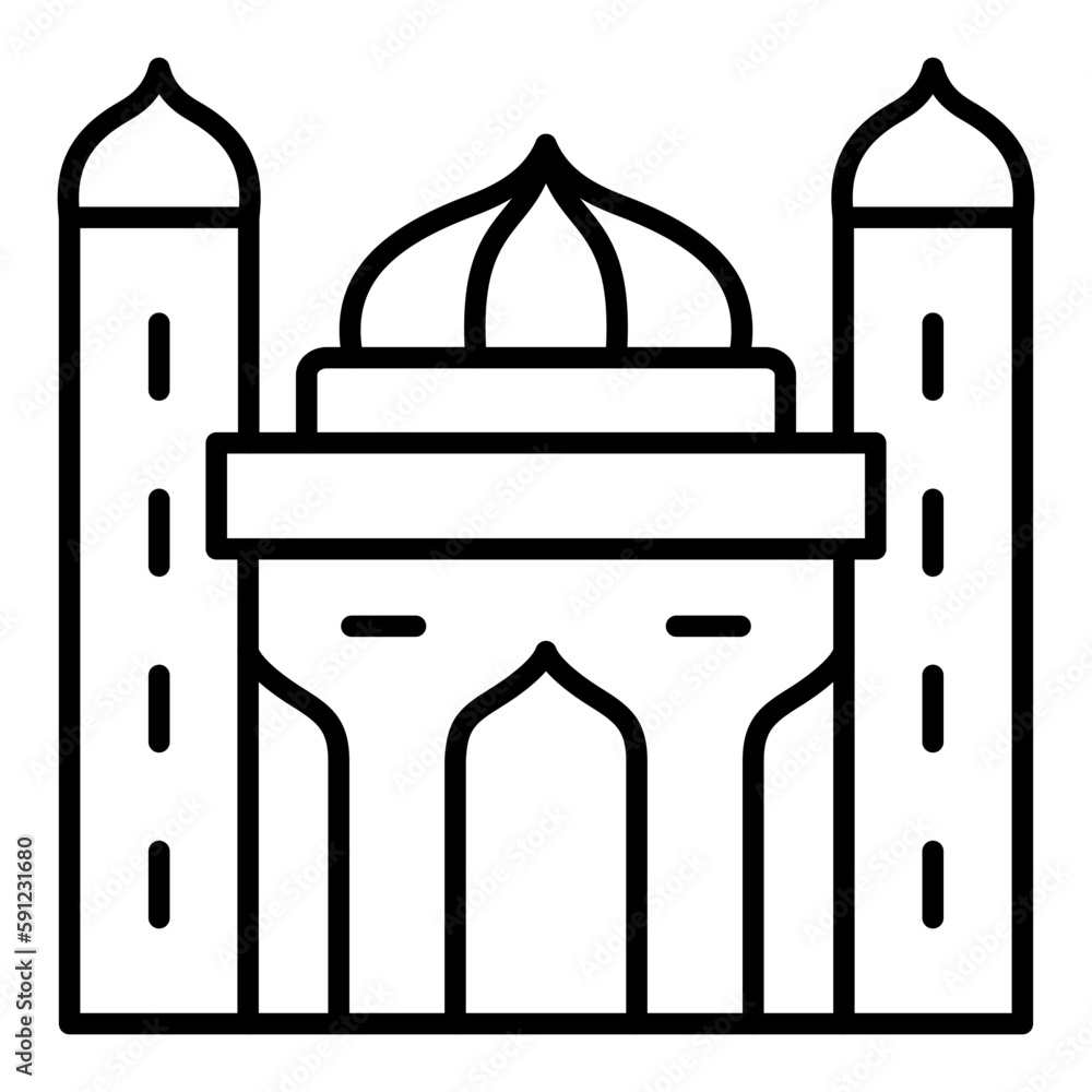 Obraz premium Mosque Icon