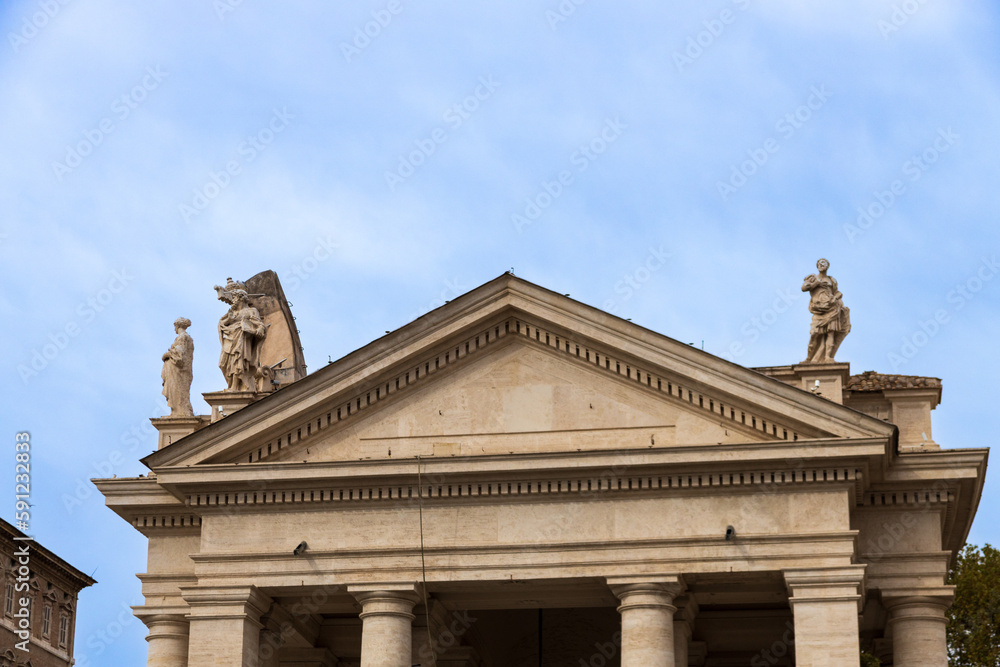 Naklejka premium Rooftop inside Vatican City