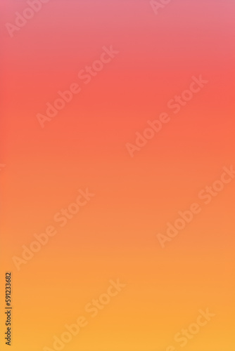 Abstract orange gradient background. Generative AI
