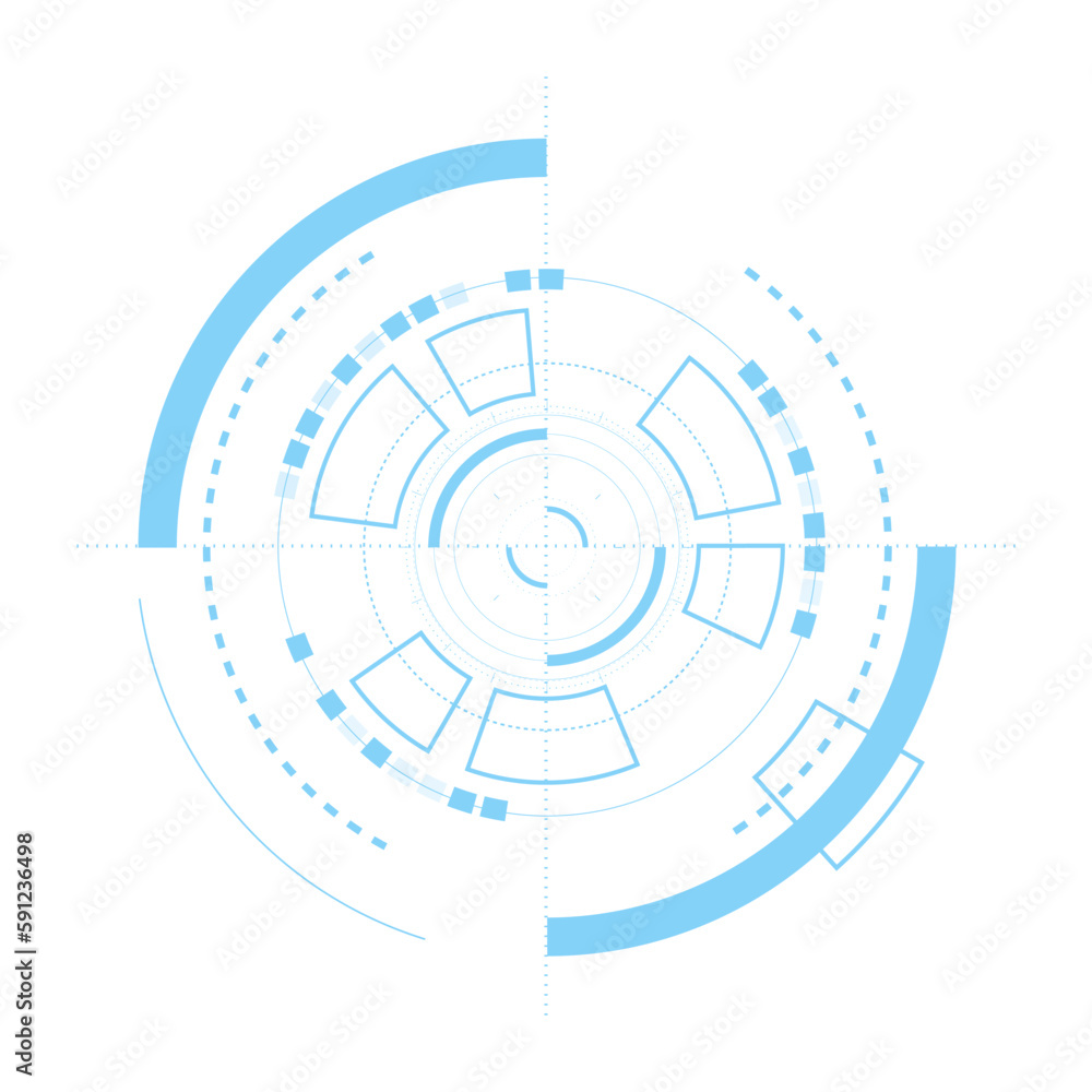 Sci fi futuristic user interface, HUD, Technology abstract background , Vector illustration.
Sci fi futuristic user interface, HUD, Technology abstract background , Vector illustration.