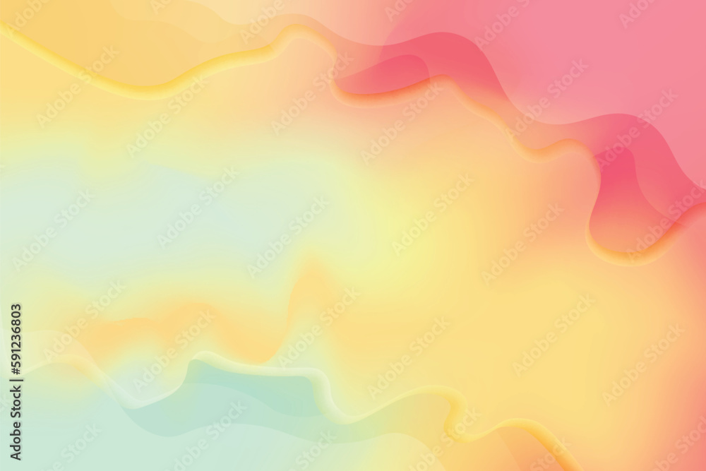Fototapeta premium Abstract gradient with wavy texture background.