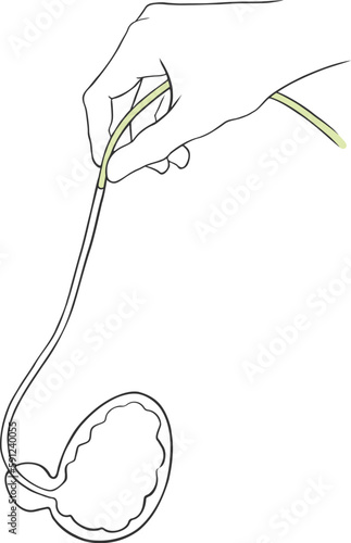 Medical hands working