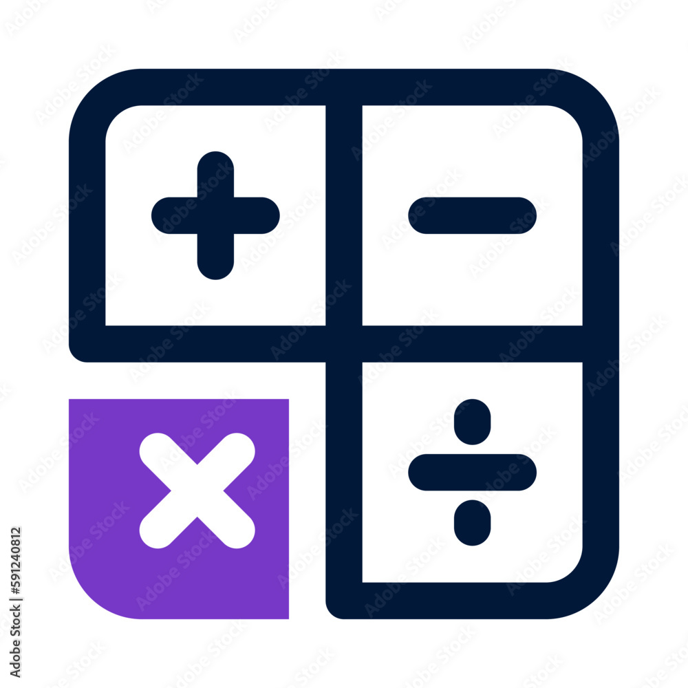 Obraz premium calculator icon for your website, mobile, presentation, and logo design.