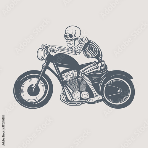 Rider skeleton draw