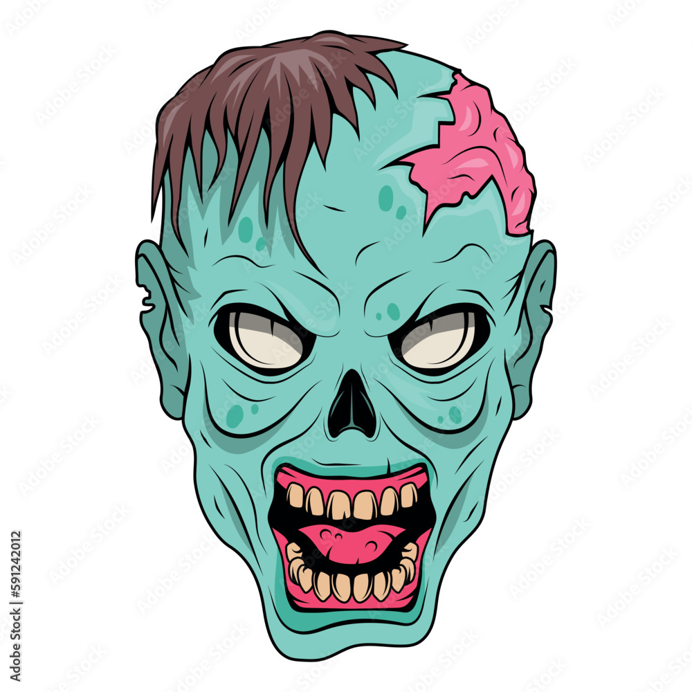 Zombies. Vector illustration of rotting flesh. Picture for halloween. Zombies. Vector illustration of rotting flesh. Picture for halloween.