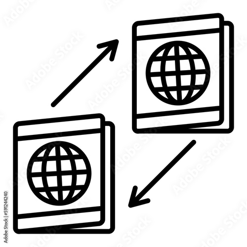 Naturalization Line Icon