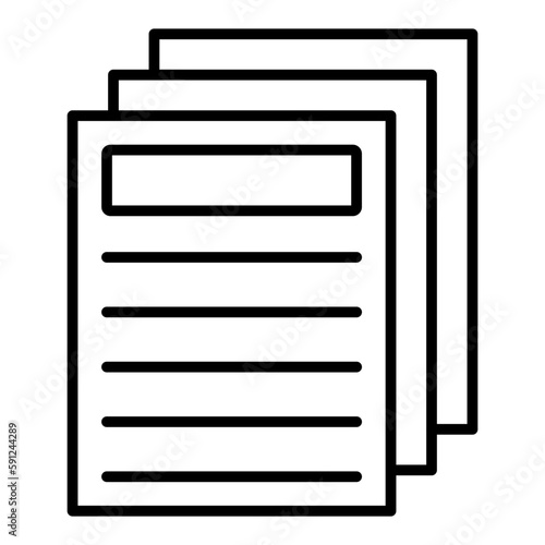 Document Line Icon