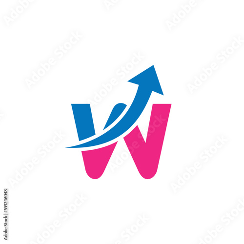 Free Download Letter W abstract logo Symbol. logo letter W with unique designs. - GFXLoad