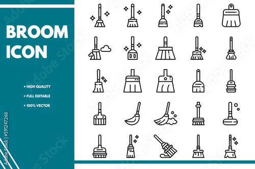 Broom Icon Pack