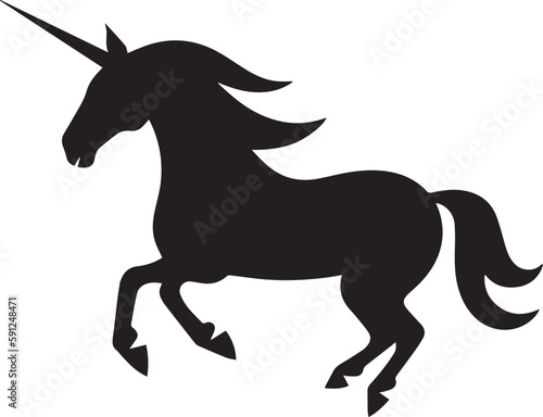 Unicorn  icon, Vector illustration, SVG