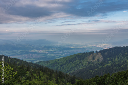 Village Turany, Mala Fatra, Slovakia, view from under mountain Chleb © patrikslezak