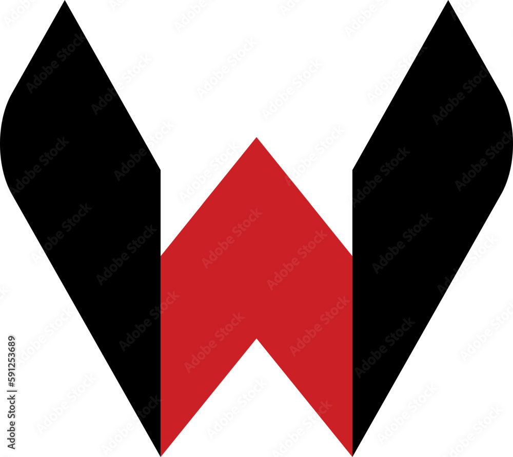 Obraz premium red and black arrows