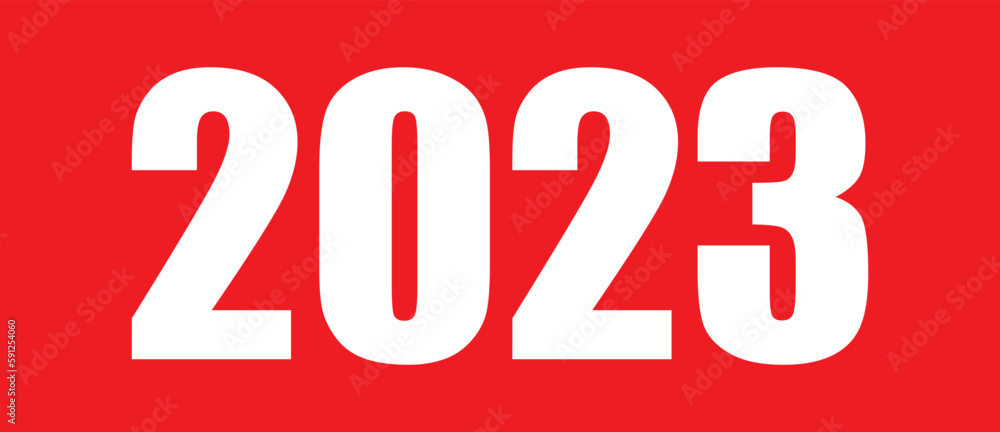 2023 year read and white banner template 2023 year read and white banner template