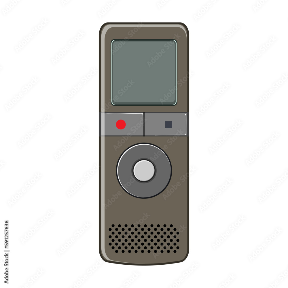 audio dictaphone cartoon vector illustration audio dictaphone cartoon vector illustration