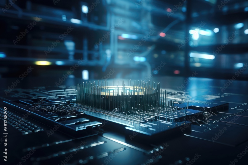 Technology cyber security. AI generated Technology cyber security. AI generated